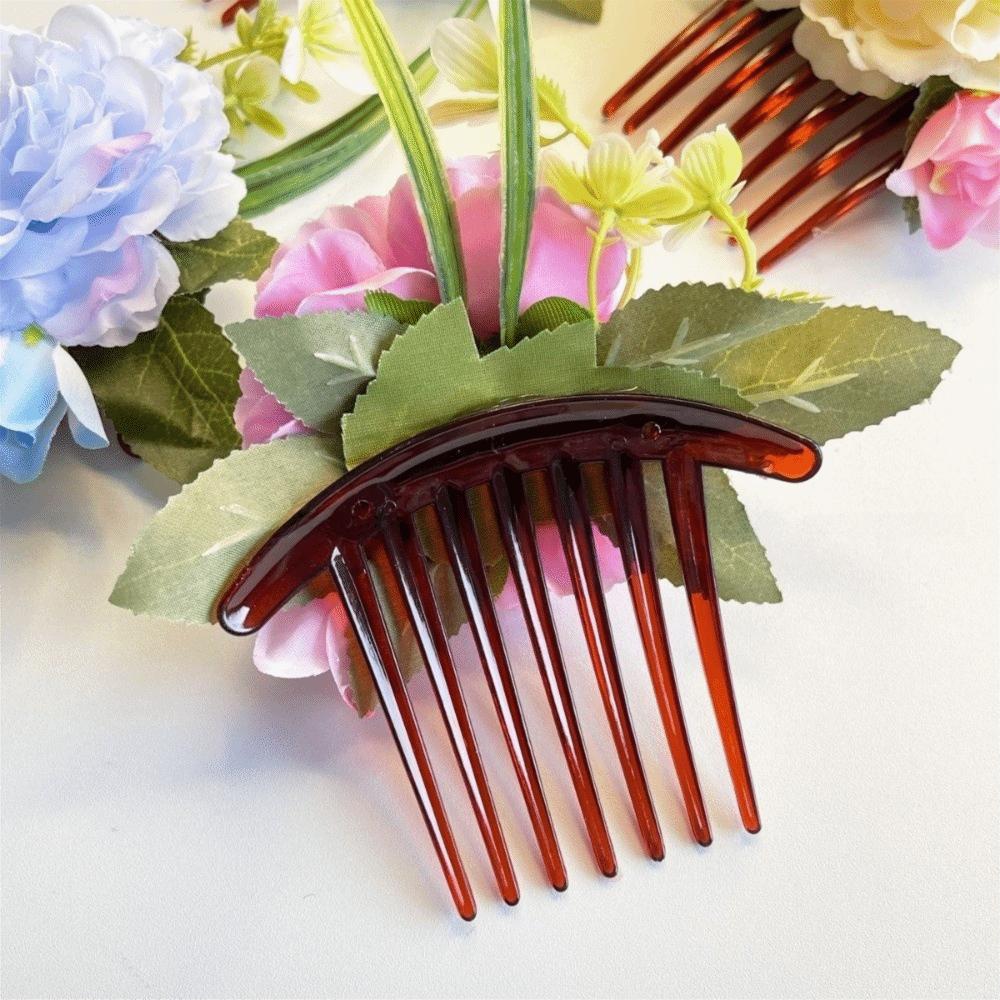 Side Clip Flower Hair Comb Bohemian Wedding Bride Accessories Simple Flower Hairpin Headwear