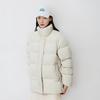 Anta Solid Color Zipper Stand Collar Comfortable Breathable Versatile Casual Down Jacket Women Outerwear White-Tea 162447915-3