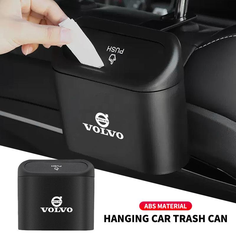 Auto Mülleimer Aufbewahrungsbox Fahrzeug Multifunktionales Staubbehälter für Volvo V60 V40 XC90 XC40 S60 XC60 V70 S90 V90 Zubehör