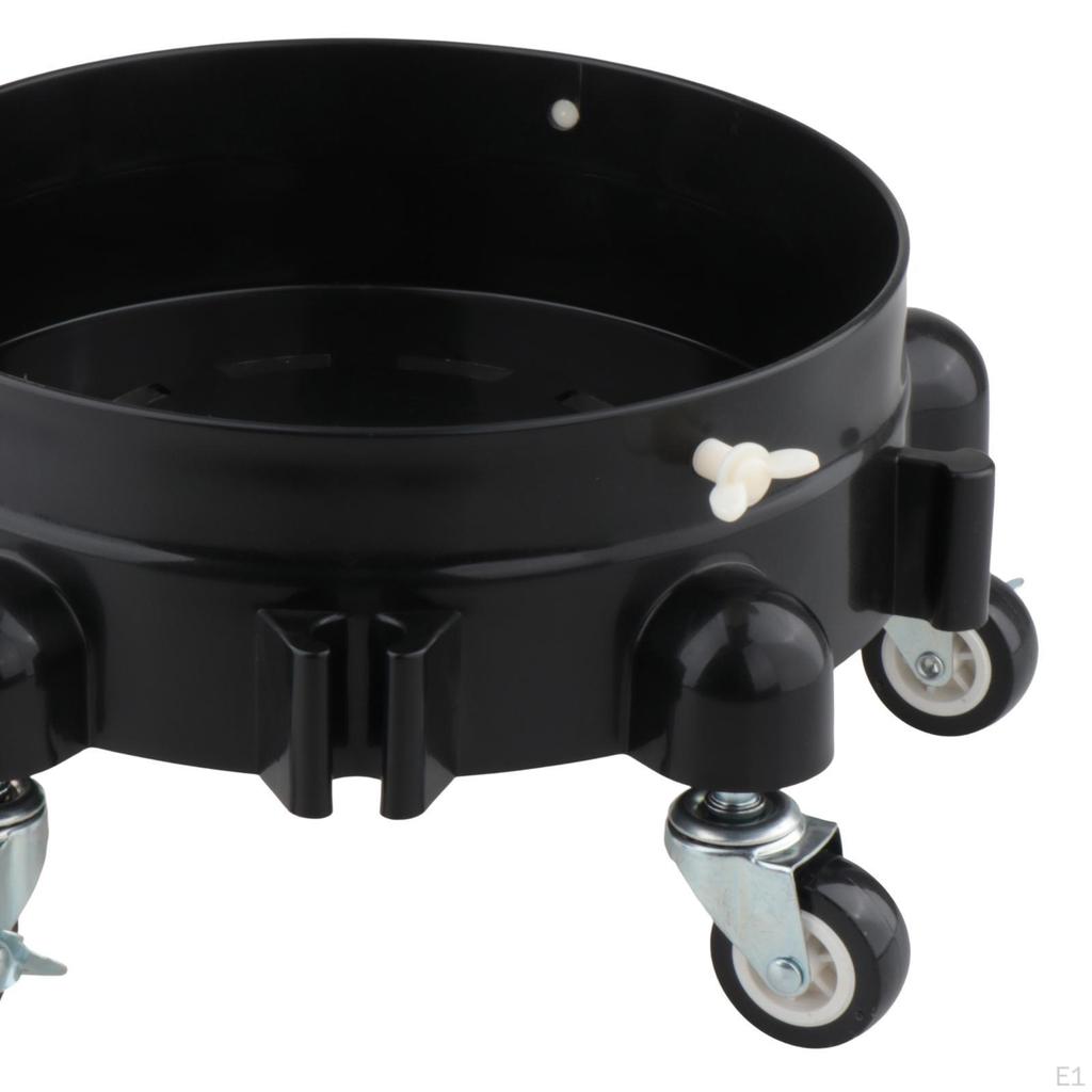 Rolling Bucket Dolly Planter Mover Professional Car Wash Pail Stand for
