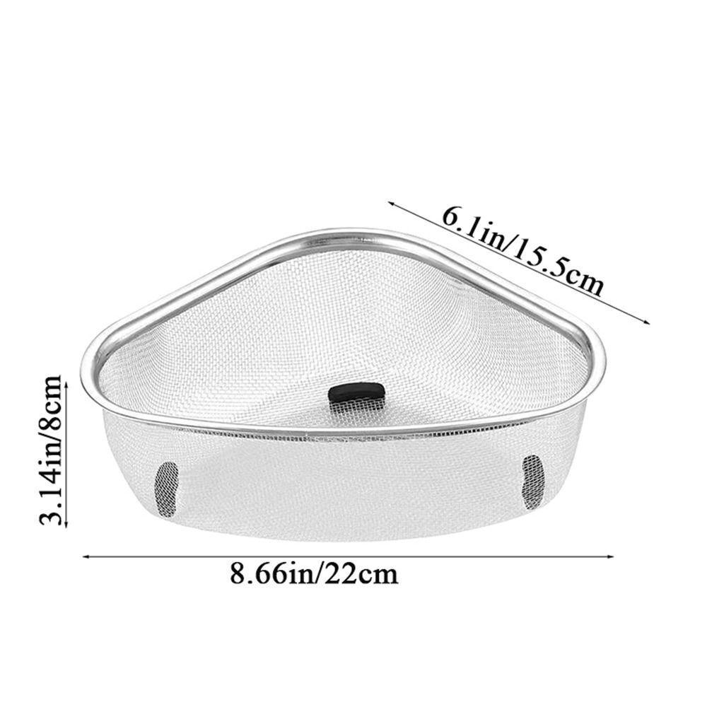 Stainless Steel Sink Drain Basket Multi-functional Leftover Sink Strainer Sink Filter