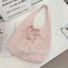 New Lace-up Light Shoulder Bag Summer Large-capacity Vest Bag Bow Commuter Tote Bag