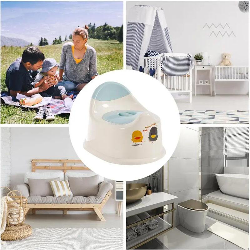 Portable Toilet Training Seat Cute Potty Toilet Seat for Toddler Training Lightweight Spill Proof Toilet Seat for Boys Girls