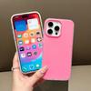 Lightweight Shockproof PP Phone Case for iPhone 15 14 13 Pro Max Solid Color Matte Cover