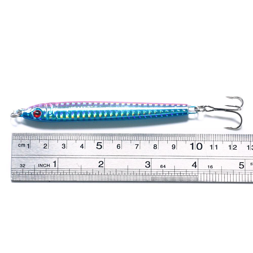 1pc Hengjia 40G Metal Lead Fishing Lures with Hook Sea Fishing Jigging Lure