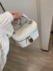 Kettenverschluss Quadratische Box Tasche, High-End Textur Handy-Tasche, Damen Modische Einzel-Schulter Crossbody Tasche, Eimertasche