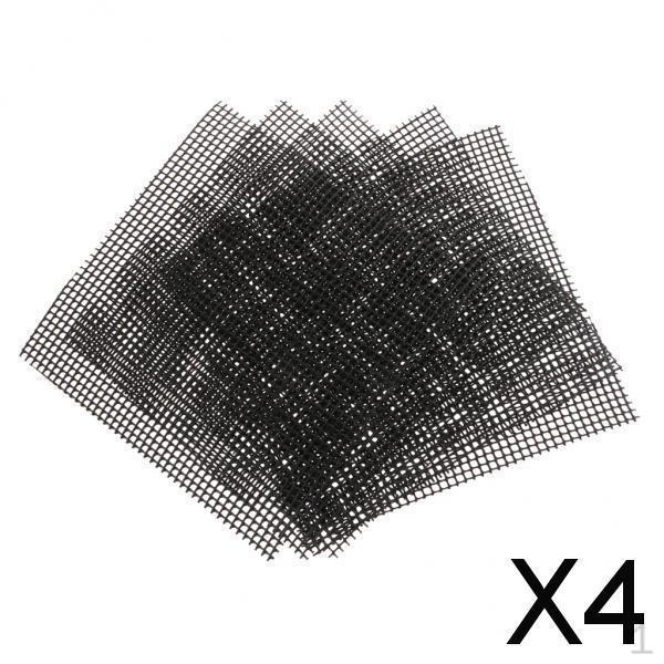 

4xPlastic Drainage Mesh Sheet Bonsai Flowerpot Bottom Net Garden Care Tools