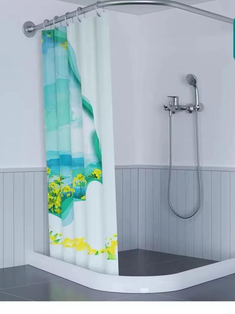1PC 1m/39.37inch Bathroom Water-blocking Strip, Waterproof Strip, Shower Room Strip, Toilet Floor Countertop Silicone Self-adhes