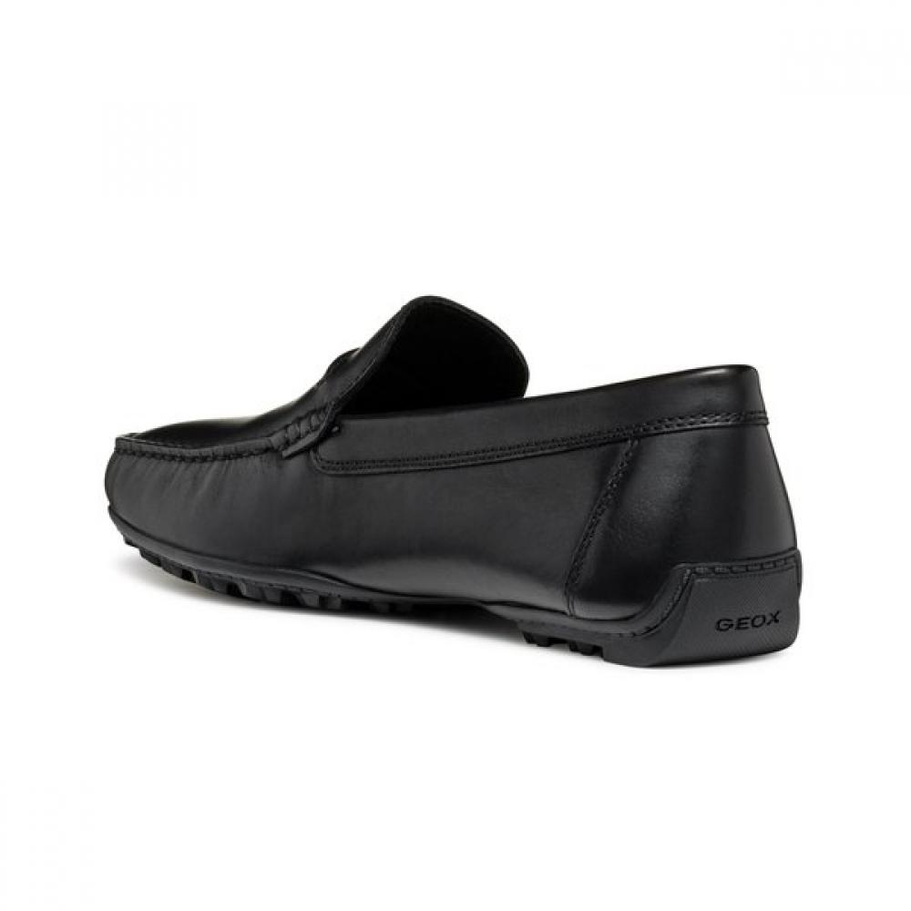 Geox Men S Comfort moccaSin Loafer Black 9gxe5a4f1m