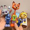 Zootopia Ausziehbare Zahnbürste Niedliche Cartoon-Figuren Nick Judy Anime-Figuren Verwandlungsfähige Zahnbürste mit weichen Borsten Spielzeug Geschenke