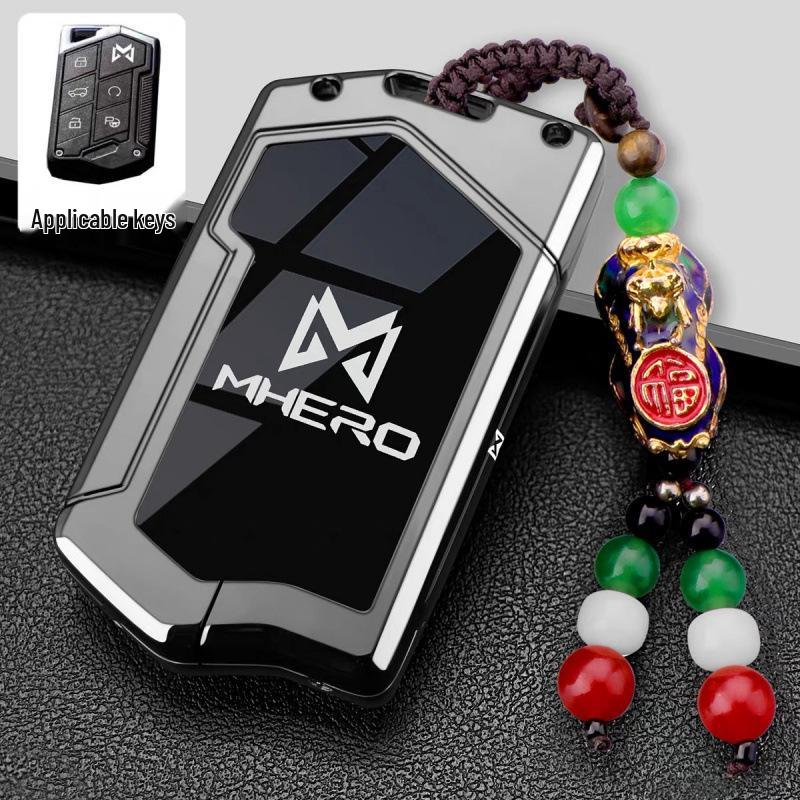 Mengshi M800/M917 Key Case 23/24/25 Model Car Remote Protective Shell with Buckle for Men