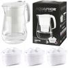Aquaphor Onyx Filter Jug 4.2 + 3 Cartridges, White