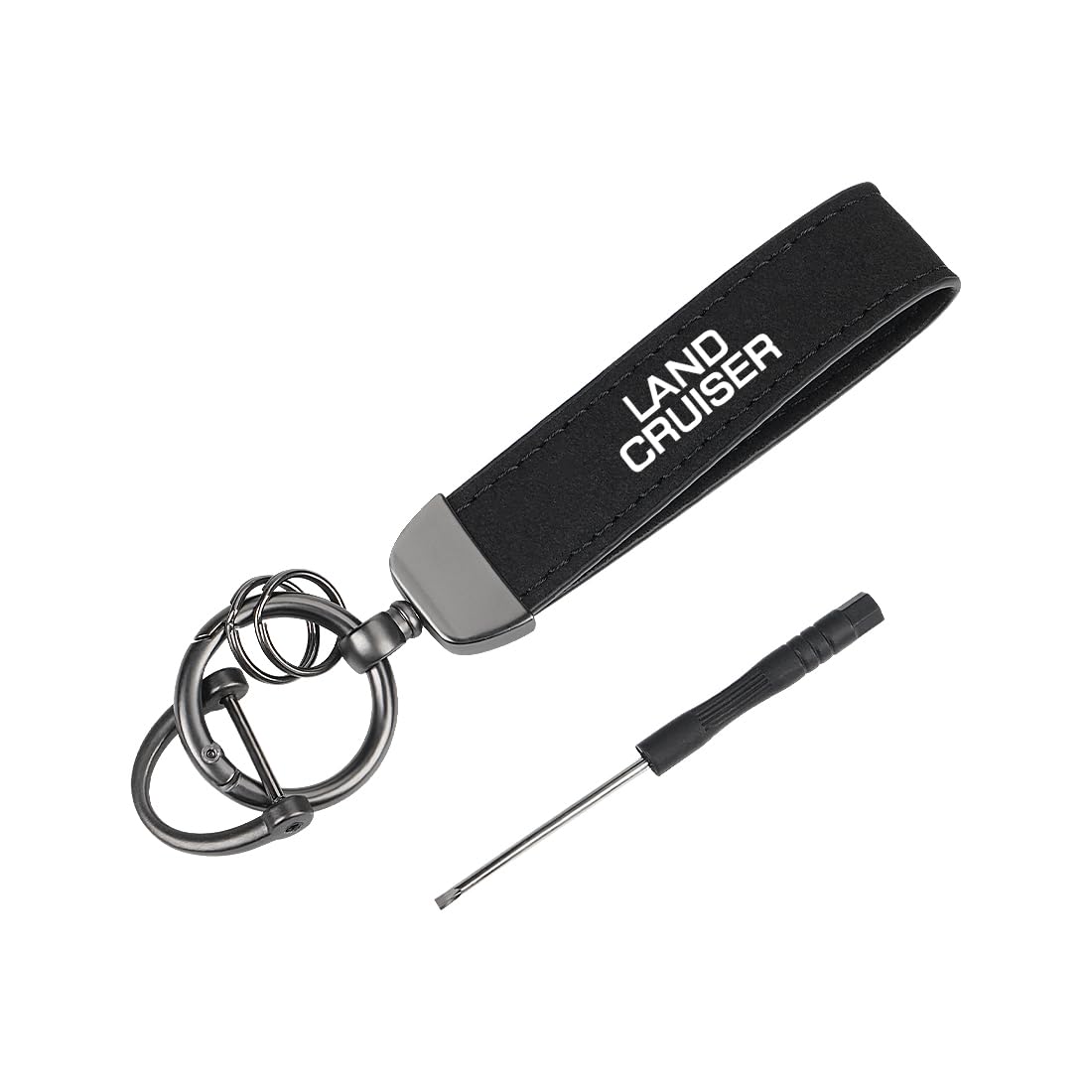 

SUNFFYMI Land Cruiser Compatible Car Key Holder, Anti-Loss, Texture, Compatible with Land Cruiser 70 Length: 12.5cm