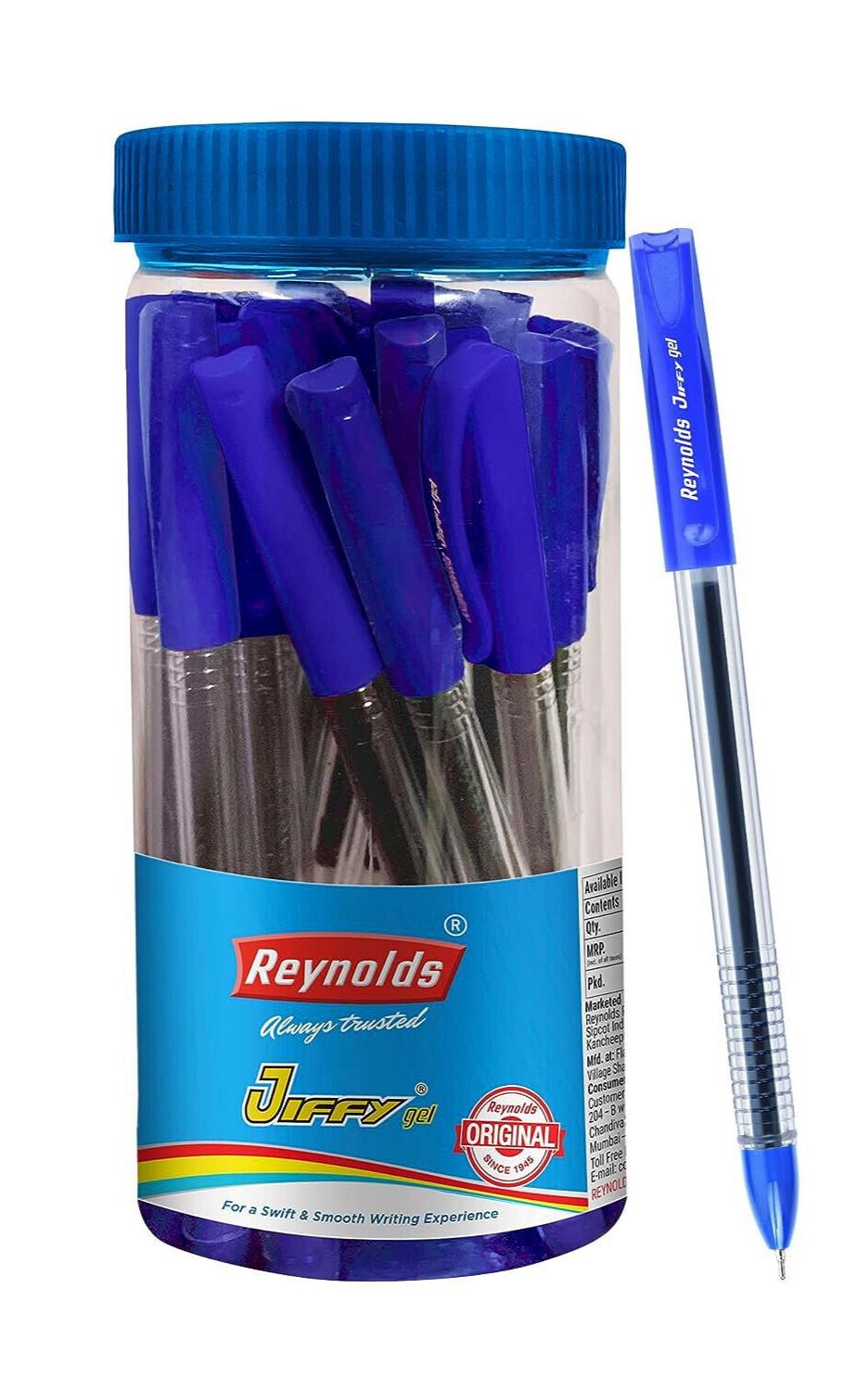 @ Ручка шариковая гелевая Reynolds Банка 25 шт. Письменные принадлежности Офис и Канцелярия f106 Zr910-60% скидка