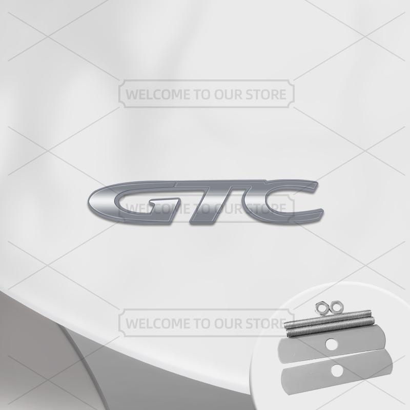 Car 3D Metal GTC Body Emblem Grille Badge Decals Auto Tail Sticker For Opel Astra Vectra Zafira Vivaro Insignia Rocks OPC Junior VS5
