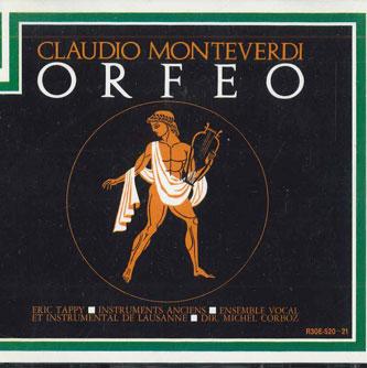

CD MICHEL CORBOZ - Claudio Monteverdi Orfeo R30E520 RVC Japan Classical Used