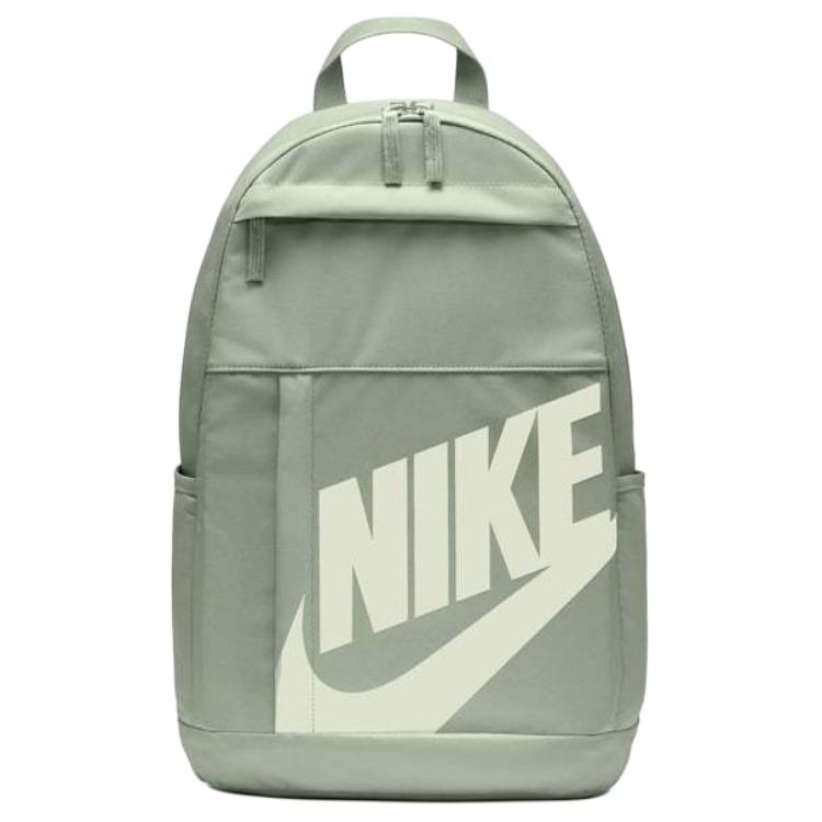 Nike 21L Brand Logo Zipper Closure Recycled Polyester Backpack Unisex backpack Bean-Green DD0559-370