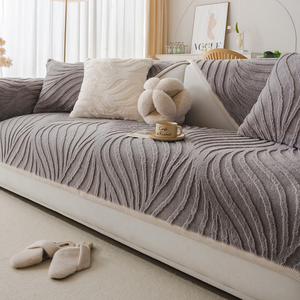 Winter Plush Sofa Cushion Non-Slip Sofa Seat Cushion Advanced Sense  New Sofa Cover Sofa Cover Cover Cloth Towel