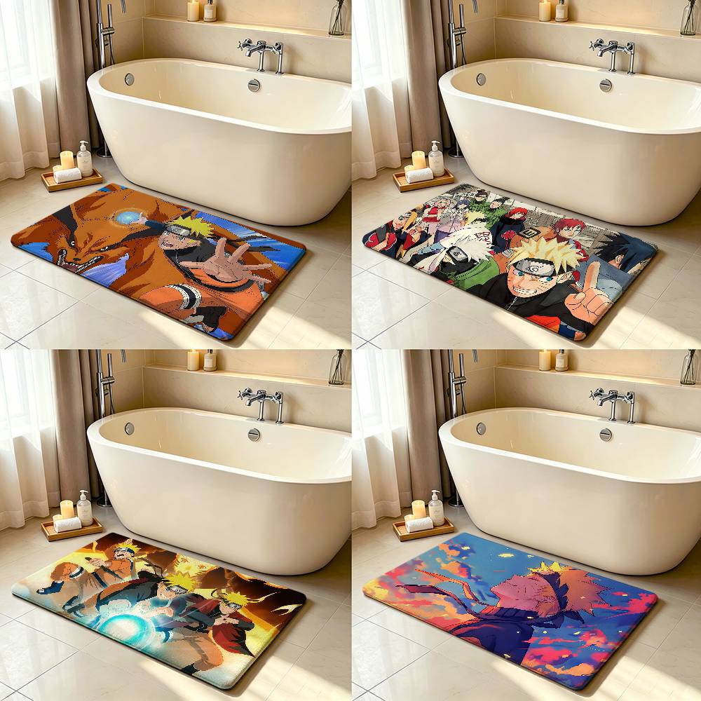 Cool-naruto-S Classic Carpet Bathroom Anti-slip Mat Door Mat Home Decoration Mat Entrance Door Mat Scratch-resistant Door Mat