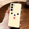 Cute R-Rilakkumas Bear Phone Case Silicone For Samsung S30,23,21,22,20 FE lite,S10,9,PIus Note20ultra Soft Transparent