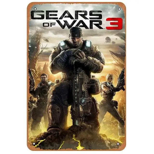 Vintage Video Game Metal Tin Signs  Call of Duty Fantasy Wall Art Poster for Game Room Garage Man Cave Cafe Bars Pubs Decoration