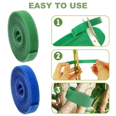 45660 Rollen 20 mm x 5 m, wiederverwendbar, Kletterpflanzen-Klebeband für drinnen und draußen, Terrasse