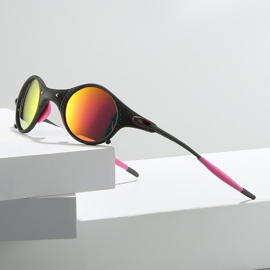 Mars Sand Black Punk Retro Metal Mirror