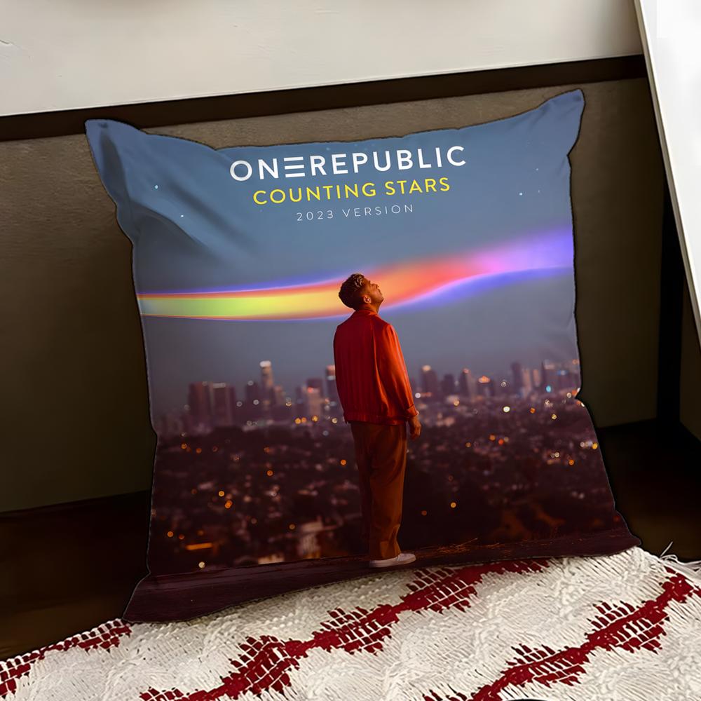 Band OOneRepublicS Cushion Cover Reversible Soft Durable Pillow Cover Home Car MultiScene Use for Daily Comfort