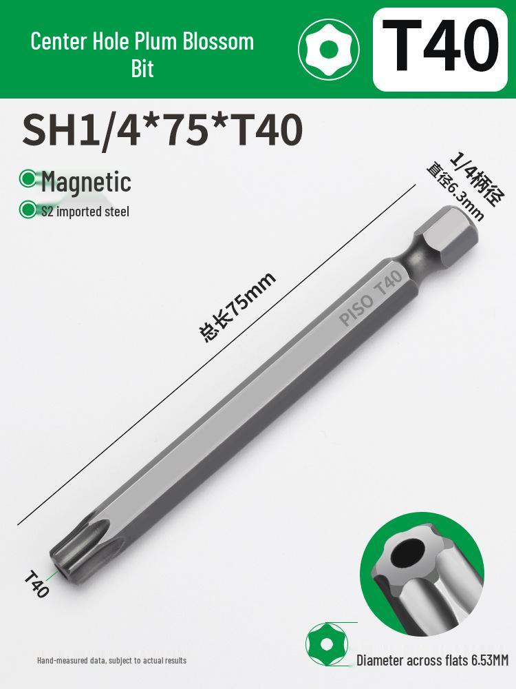 Hex Socket Air Impact Driver Bit Set: 1/4 Extended Wrench, Sizes 6T-30T, Electric Screwdriver, Strong Magnetic