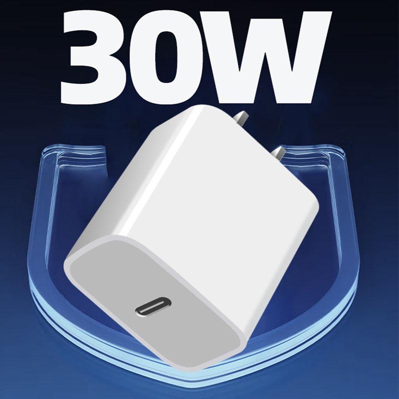 PD30W 3C Certified Fast Charger for Apple 16 Pro - Compatible with Chinese, US, and European Standards