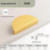 1PC Colorful Semi-Circular Kitchen Cabinet Wardrobe Door Drawer Knob Cream Style Children's Room Handle Pairing
