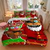 3Pcs Christmas Santa Toy Bedding Sets For All Sizes New 3D Printed Bed Cover Comforter Duvet Cover Pillowcase Bedroom Decoration