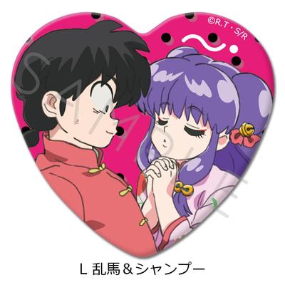 Ranma 1 2 Tv Anime Ranma 1 2 Coração Em Forma De Lata Distintivo L Ranma Shampoo 