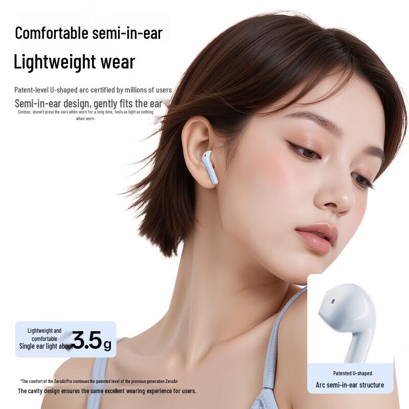 EDIFIER Zero Air Pro True Wireless Semi-in-Ear Earbuds