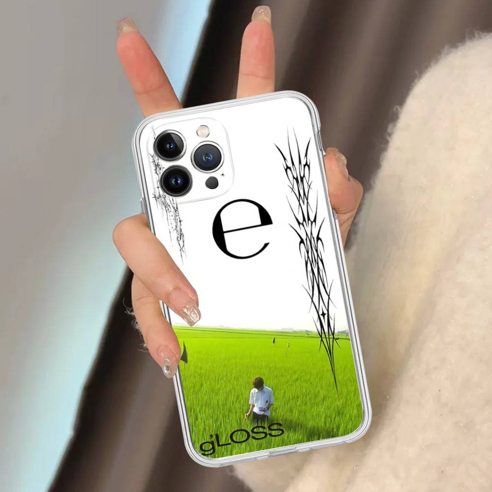 Custodia Bladee 333 Drain Gang IceDancer Eversince in TPU Silicone per IPhone 11 12 13 14 15 16 17 Pro Max Antiurto Cover Posteriore Trasparente