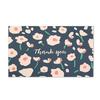 30 Stück Blattblumen Dankeskarten mit Umschlagaufklebern Einladungen Innen leer Grußkarten Postkarten Geschenkkarten 9X5,4cm
