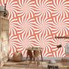 Hippie Wallpaper Coral Background, Coral Center for Living Room and Bedroom 50x1000