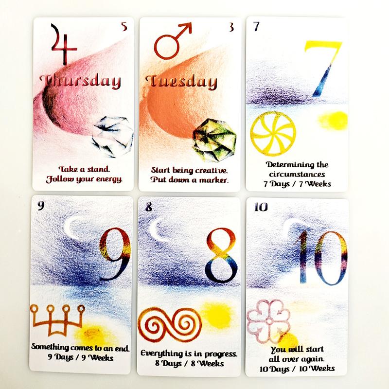 33 bucăți cărți de tarot ale timpului cărți de tarot cărți oracol găsiți momentul potrivit