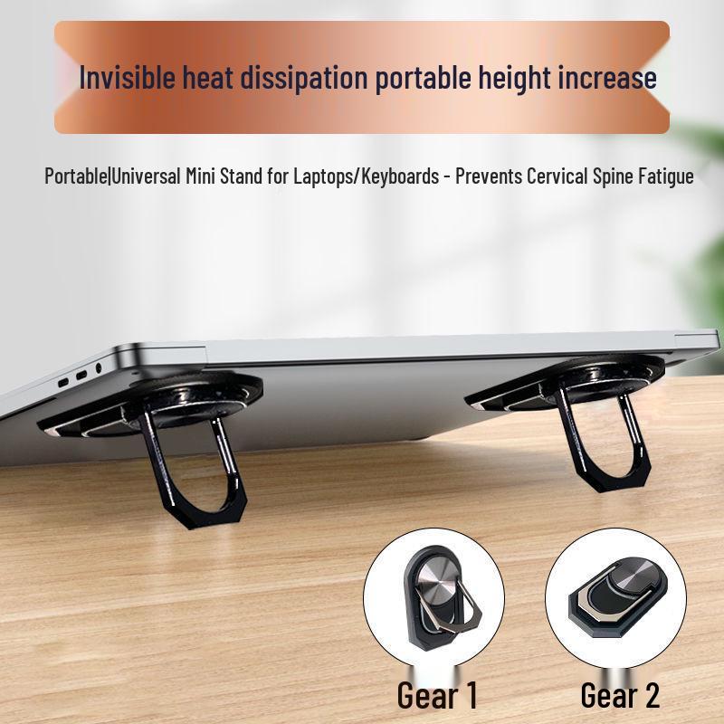Mini Foldable Metal Laptop Stand & Cooling Riser