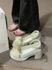 Vintage Bowknot Chunky Heel Mary Janes - Women's Spring/Summer 2025 Collection