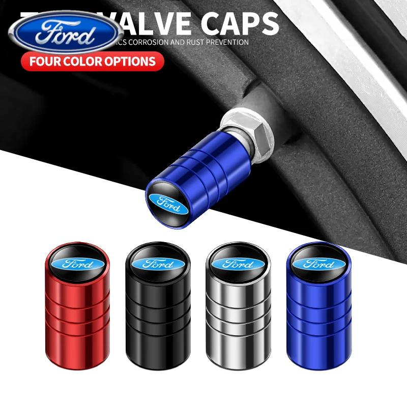 Samolepka na auto Ford 4ks Odznaky na auto Krytky ventilků pneumatik Kol Auto Doplňky Pro Ford Fiesta Focus mk2 mk3 Ranger Mondeo
