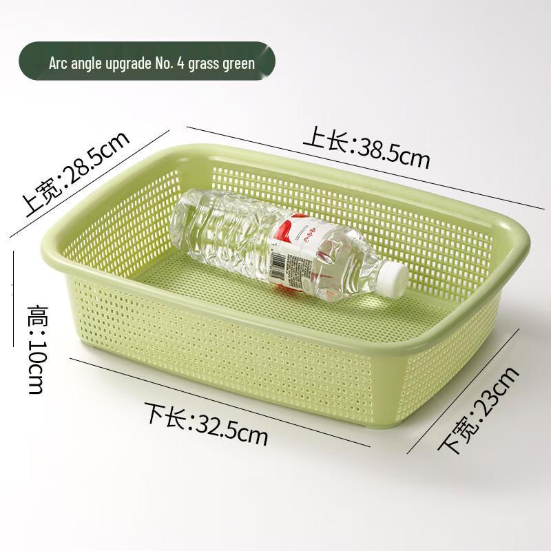 Rechteckiger Kunststoff-Aufbewahrungs- und Abtropfkorb