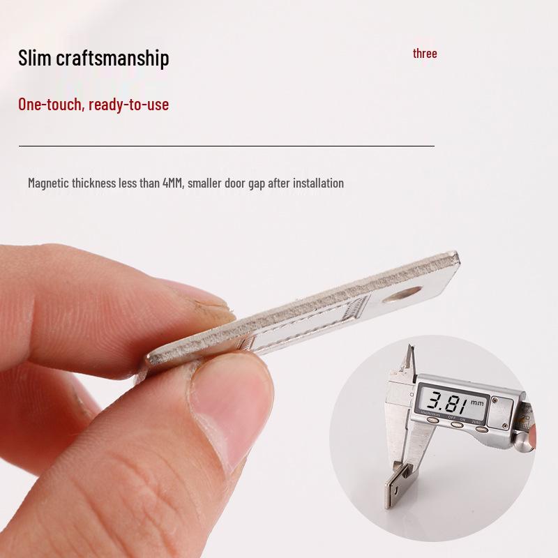 Stainless Steel Magnetic Cabinet & Door Catch - Invisible Punch-Free Closer