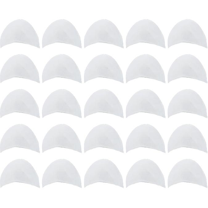 Didiseaon 50pcs White Shoulder Pads Sewing Sponge Shoulder Pads Shoulder Enhancers Jacket Shoulder Mats for Women Men Suit Coat Jacket Clothes
