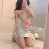 Neck Big Halter Strap Color Suspender Dress Autumn New European and American Sexy 2026 Thin Hip Skirt