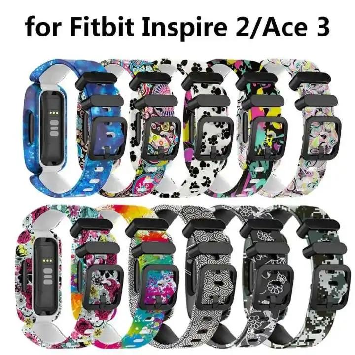 Nuovo cinturino in silicone per polso per Fitbit Ace 3/inspire 2 Smart Watch Band Braccialetto di ricambio Braccialetti per polso per bambini