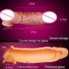 Elastic Penis Sleeve Condom Delay Ejaculation Penis Extender Enlarger Vagina Stimulate Cock Rings Sex Toys For Men