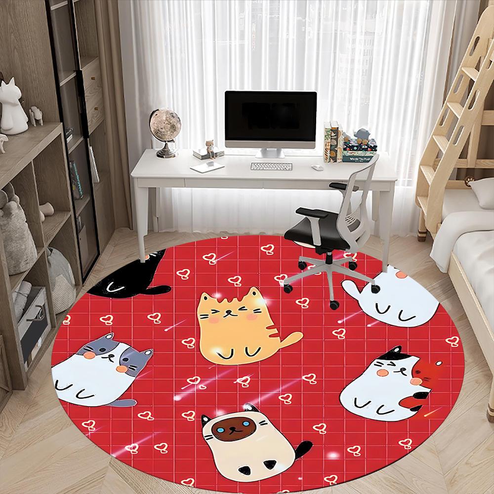 1pc Cats Carpet for Office, Non-slip, Soft and Durable Office Rug, Perfect for Office yy260128054