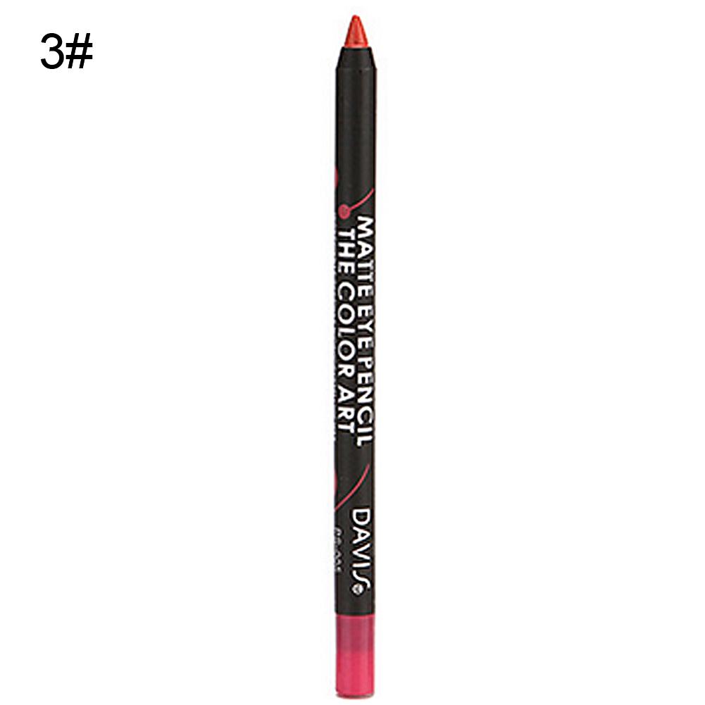 Puntos Vanntett Langvarig 12 Farger Leppestift Blyant Silkematt Lip Liner Kosmetisk