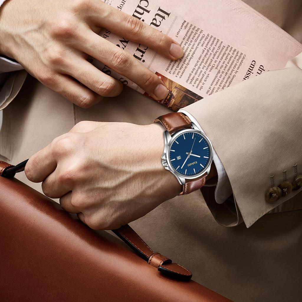 BEN NEVIS Einfach und Datum Analog Quarz Modisch für Damen und Perfekt für den Alltagsgebrauch Herrenuhr, Stilvoll, Leder, Lässig, Anzeige,
